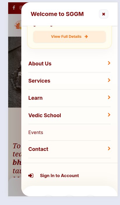 Unified Navigation Drawer & SSO